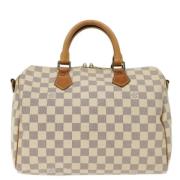 Louis Vuitton Vintage Pre-owned Canvas louis-vuitton-vskor White, Dam