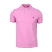 U.s. Polo Assn. Klassisk Polo Skjorta Pink, Herr