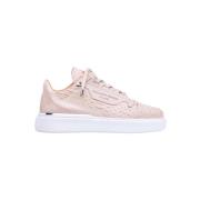 Benjamin Berner Python Cut Sneakers Kräm Pink, Herr