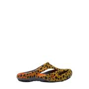 Keen Leopard Slides med Cut-Out Detaljer Multicolor, Dam