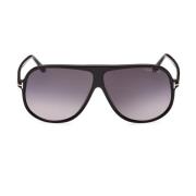 Tom Ford Stiliga solglasögon för män Black, Unisex