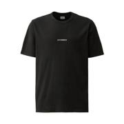 C.p. Company Logot-shirt i svart jersey Black, Herr
