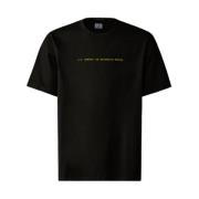 C.p. Company Grafisk Badge T-shirt - Metropolis-serien Black, Herr
