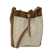 Gucci Vintage Pre-owned Canvas totevskor White, Dam