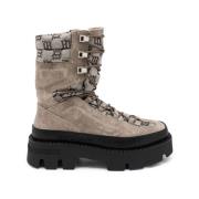 Misbhv Ibiza Boot Monogram Taupe Beige, Dam