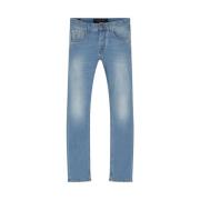 Hand Picked Klassiska Denim Jeans för Vardagsbruk Blue, Herr