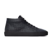 Hide&Jack Svart High Top Sneaker Essence Black, Herr