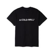 A-Cold-Wall Essential Logo T-shirt Svart Black, Herr