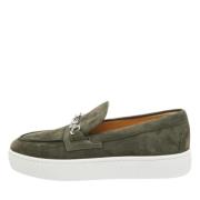 Christian Louboutin Pre-owned Pre-owned Laeder sneakers Green, Herr