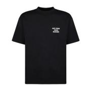 Drole de Monsieur Svart Slogan T-shirt Regular Fit Black, Herr