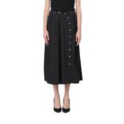 Pinko Svart Omlottkjol Black, Dam