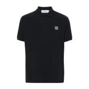 Stone Island Klassisk Polo Tröja i Olika Färger Black, Herr