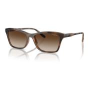 Vogue Stylish Sunglasses in Havana/Brown Shaded Brown, Dam