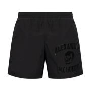 Alexander McQueen Badshorts Black, Herr