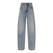 Zimmermann Oversize Barrel Jeans Blue, Dam