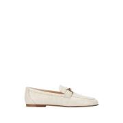 Tod's Vita Coco Print Loafers Beige, Dam