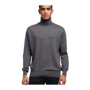 Brooks Brothers Merino Wool Turtle Neck Gray, Herr