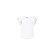 Twinset Vita T-shirts och Polos Mjuk Linje White, Dam
