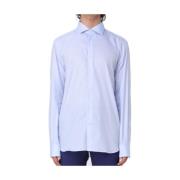 Brooksfield Klassisk Skjorta med Ärmdetalj Blue, Herr