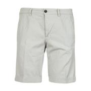 40Weft Stiliga Bermuda Shorts Gray, Herr