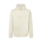 Hackett Aston Martin Embossed Hoodie Beige, Herr