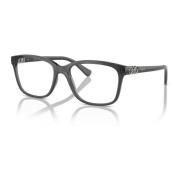 Vogue Transparent Grey Eyewear Frames Gray, Unisex