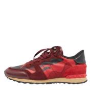 Valentino Vintage Pre-owned Canvas sneakers Red, Herr