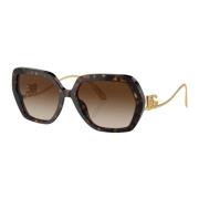 Dolce & Gabbana Havana Gold/Brown Shaded Sunglasses Brown, Dam