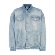 Vetements Denim Jackets Blue, Herr