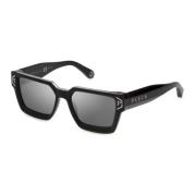 Philipp Plein Brave Shade Sunglasses Black/Silver Black, Unisex