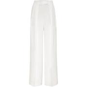 Brunello Cucinelli Wide Trousers White, Dam