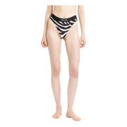 Tom Ford Zebra Print Thong Briefs Black, Dam