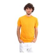 Daniele Fiesoli Orange tröja med korta ärmar Orange, Herr
