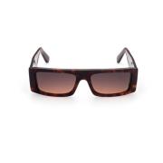 Gcds Acetat solglasögon för män och kvinnor Brown, Unisex