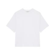 Róhe Klassisk Vit T-shirt 100% Ekologisk Bomull White, Dam