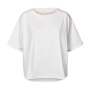 Rabens Saloner Vit Oversize T-shirt Margot Stil White, Dam