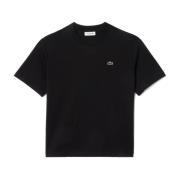 Lacoste T-Shirts Black, Dam