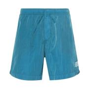 C.p. Company Strandkläder Boxer Casual Shorts för Män Blue, Herr