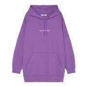 Marc O'Polo Oversized hoodie Purple, Dam