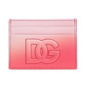 Dolce & Gabbana Kortfodral med logotyp Pink, Dam