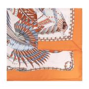 Salvatore Ferragamo Sidenscarf Orange, Dam