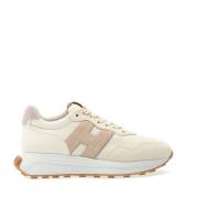 Hogan Beige Mocka Sneakers för Kvinnor Beige, Dam