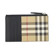 Burberry Rutig Korthållare Plånbok Multicolor, Herr