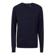 Ralph Lauren Blå Cashmere Tröja Aw22 Blue, Dam