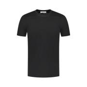 Gran Sasso Casual Bomull T-shirt Black, Herr