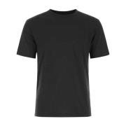 Maison Margiela Stilren Svart Bomull T-shirt Black, Herr