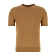 Z Zegna Karamell Bomullssweatshirt Brown, Herr