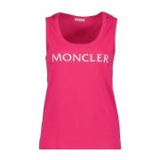 Moncler Logo Tanktop Pink, Dam