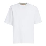 Marni bomullsoversized t-shirt med lappar White, Herr