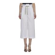 Dondup Cropped Byxor Mod.Iole White, Dam